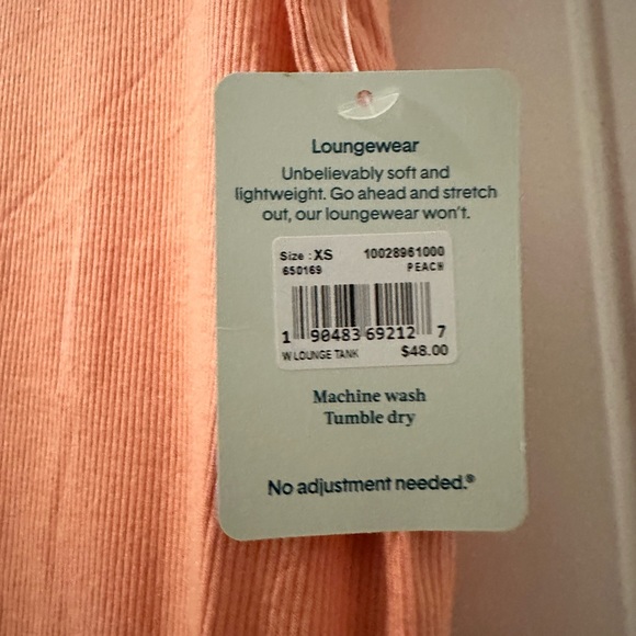 NWT! TOMMY JOHN RIBBED TANK - Picture 2 of 2